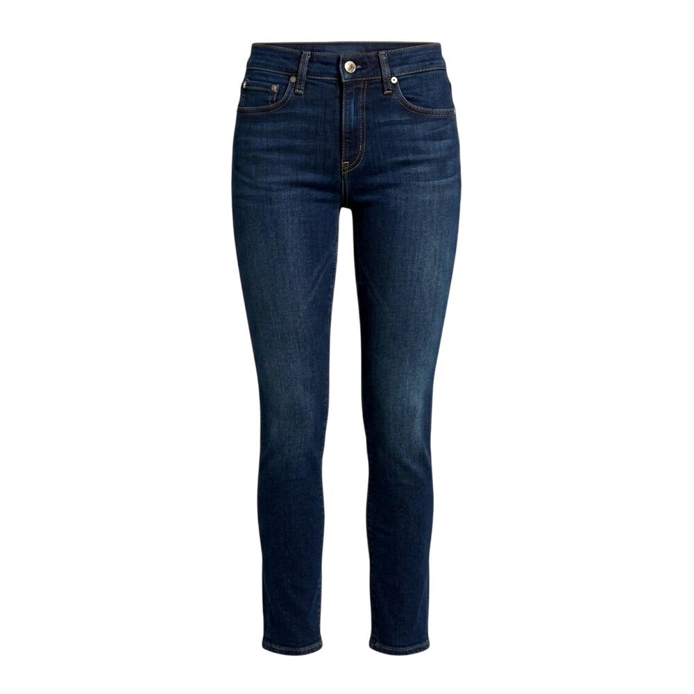 Rag & Bone Blue Denim Mid Rise Skinny Ankle Jeans | Size 27